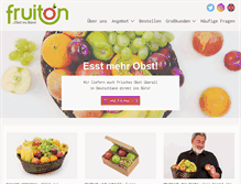 Tablet Screenshot of fruiton.de